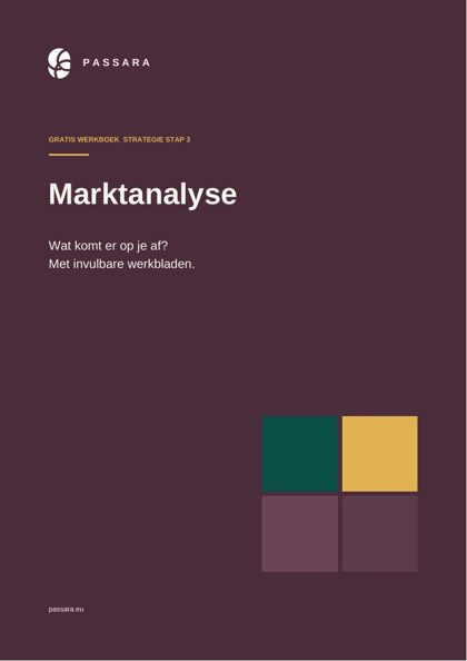 Voorkant werkboek Marktanalyse
